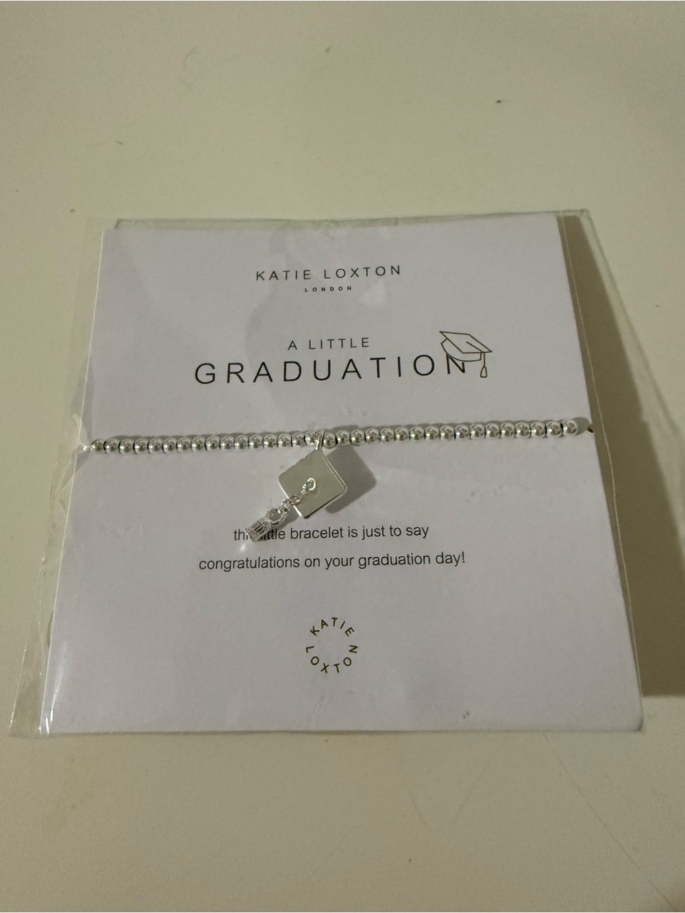 Katie Loxton Graduation Charm Bracelet
